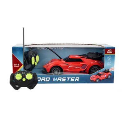 Carro radio control remoto tipo deportivo con luces y sonidos, variedad de colores / 338-29a