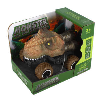 Carro de fricción monster con diseño cabeza de dinosaurio / 6271a