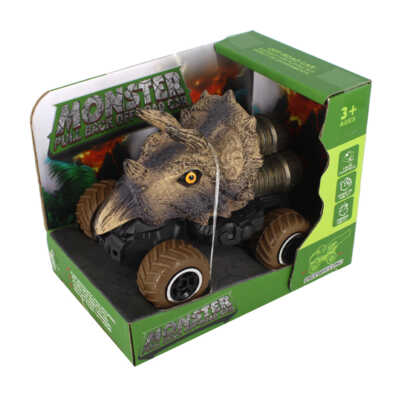 Carro de fricción monster con diseño cabeza de dinosaurio / 6271b