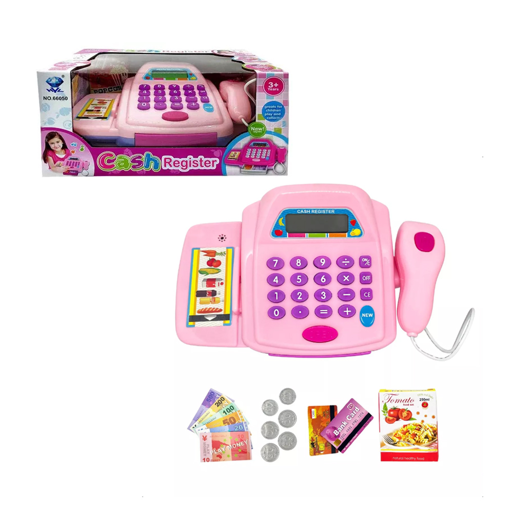 Caja registradora de juguete con pantalla digital, luces y accesorios /  66050 – Joinet