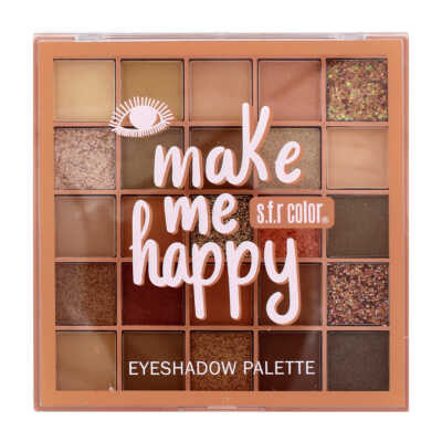 1pza Paleta de sombras para ojos con 25 tonos, variedad de colores / make me happy / ln55-f28