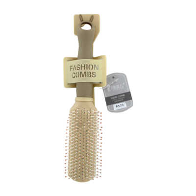 Cepillo rectangular desenredante de plástico con orejas de animales, variedad de colores y diseños/ fashion combs / a327