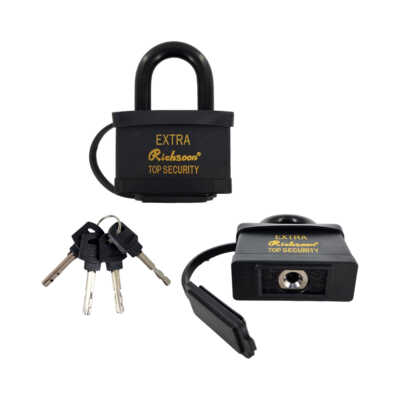 Blíster candado de seguridad richsoon 60mm con juego de 4 llaves / tl41230