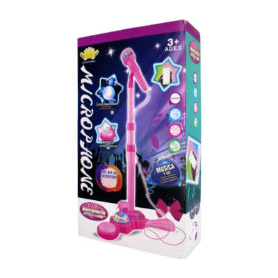 Microfono de juguete para niña con luces y sonidos / eh149462