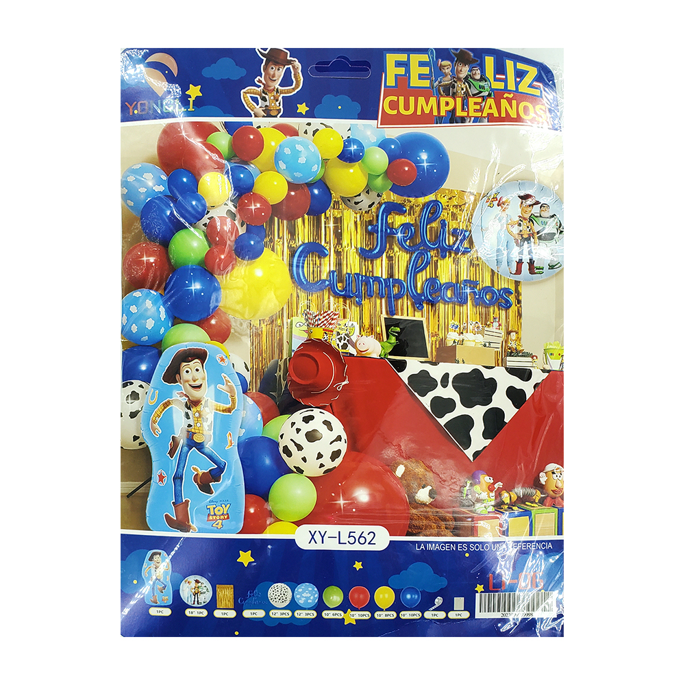 Kit decorativo para fiesta de cumpleaños en temática de super mario bros  con diversos globos, adornos móviles y accesorios, variedad de modelos /  yongli / li-06 – Joinet