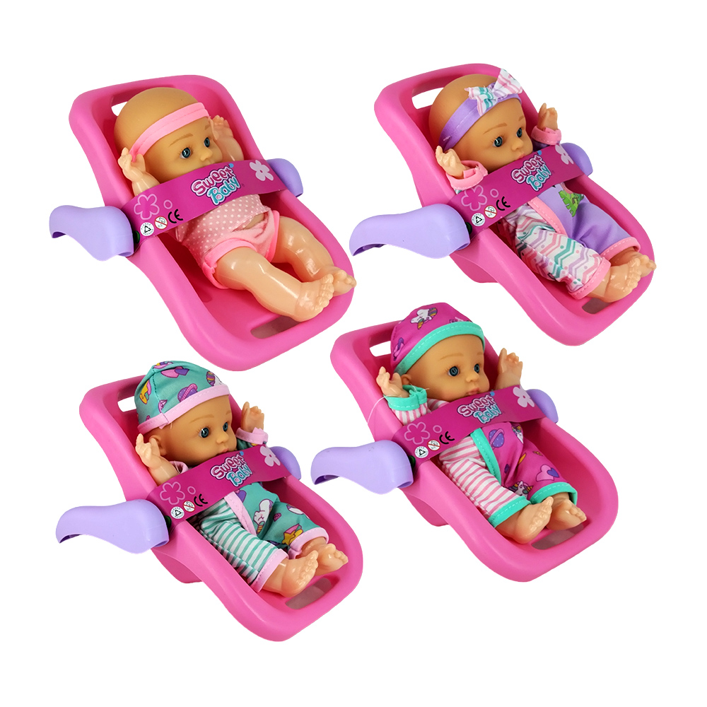 1pza Bebé nenuco de juguete con portabebé, variedad de colores / sweet baby  – Joinet