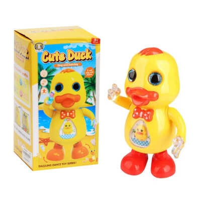 Pato de juguete con movimiento, luz y sonido / cute duck