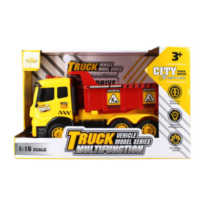 Vehículo de juguete en forma de camión para construcción con fricción, luces y sonido, variedad de modelos / truck multifunction / kx213088