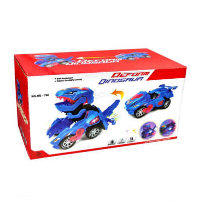 Dinosaurio transformer 2 en 1 con luces y sonido, variedad de colores / deform dinosaur / kx213091