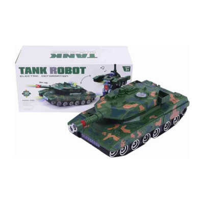 Juguete, tanque robot 2 en 1 transformable con luces y sonido / tank robot / ky212377