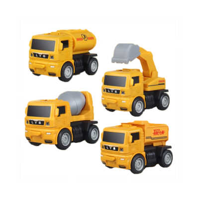 1pza Carro de fricción con diseño de camión de construcción, variedad de modelos / truck