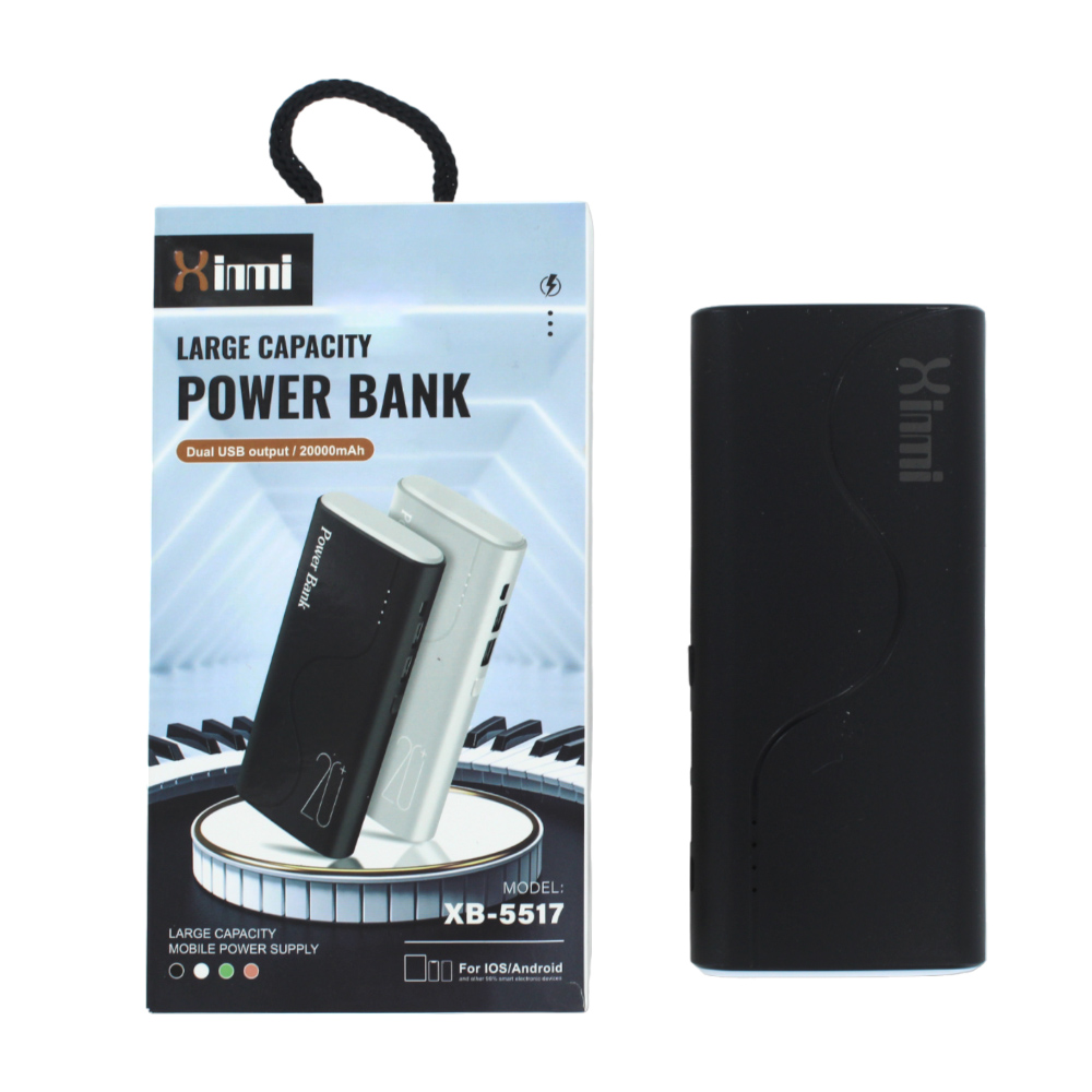 Power bank batería portátil xinmi con indicador de batería, 2