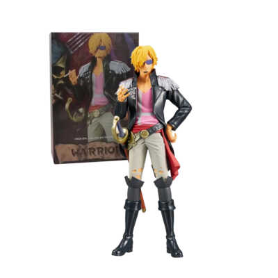 Figura coleccionable de sanji one piece con espada y base / zy-hzm-40