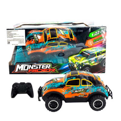Carro / coche a control remoto en forma de Volkswagen sedán / bocho a escala 1:22, variedad de colores / 000-10