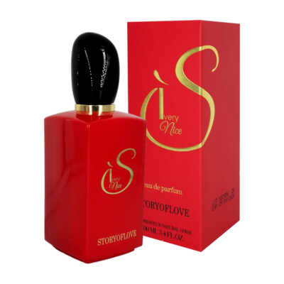 Perfume story of love very nice en spray con fragrancia para mujer 100ml eau de parfum color rojo / 08azy5531