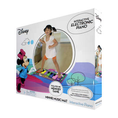 Tapete interactivo musical en forma de piano con diseño de minnie mouse / Disney / 1031