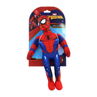 Muñeco de peluche en forma de spider-man con cabeza de vinil 44cm / Marvel spider-man / 11588-sp