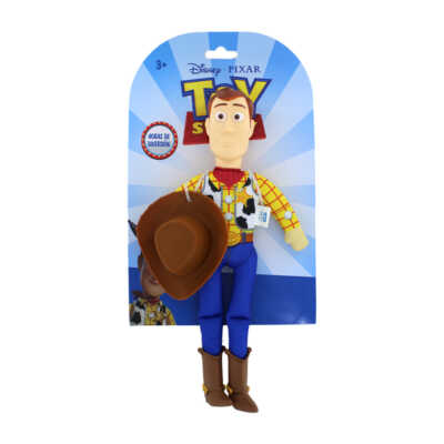 Muñeco coleccionable de peluche en forma de Woody con cabeza de plástico y sombrero 38cm / toy story / 11591-ts