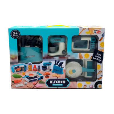 Set de juguete con tematica de articulos de cocina, variedad de colores / cb-0600