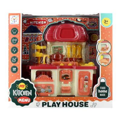 Mini cocina infantil de juguete my kitchen my menu / play house / 576e-8