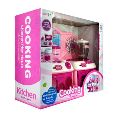 Cocinita de juguete interactiva con accesorios, variedad de modelos / cooking series