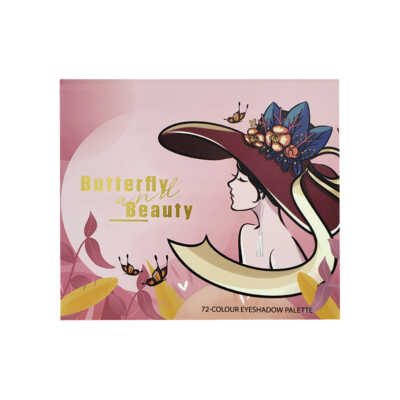 Paleta de sombras para ojos con 72 tonos / xd-44 / butterfly and beauty