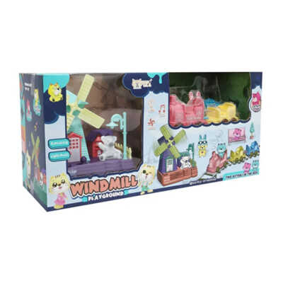 Molino de juguete con mascotas y accesorios, variedad de modelos / hy-069ae