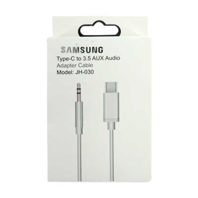 Cable adaptador tipo c y auxiliar 3.5 con cable de 10cm, variedad de colores / jh-030