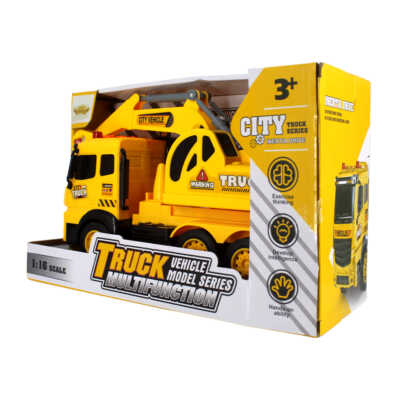 Camión / excavadora con luces y sonido, scale 1:16 / truck multifunction kx213087