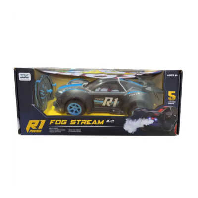 Carro deportivo a control remoto con luces, sonido y lanzador de spray / fog stream kx221974