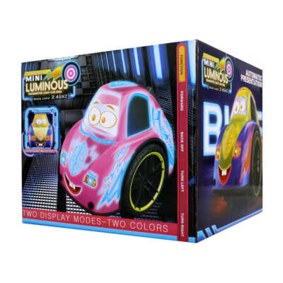 Coche luminoso con 2 ruedas a control remoto, 2.4ghz / mini luminous kx222218