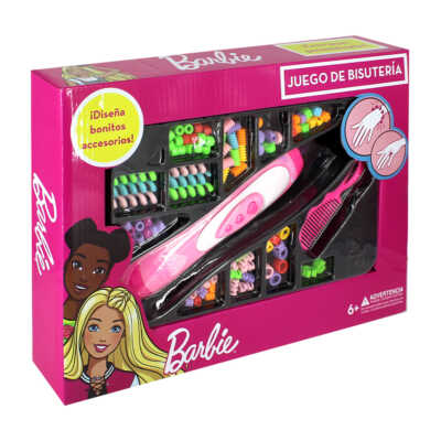Juego de bisutería automático infantil para creación de joyas y accesorios personalizados, variedad de accesorios / barbie / t378935