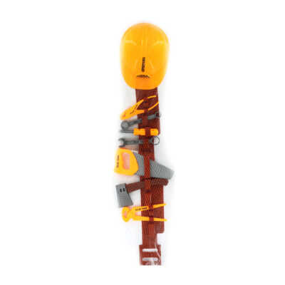 Set 9pzas herramientas de juguete play tool andy toys con casco / sw6280
