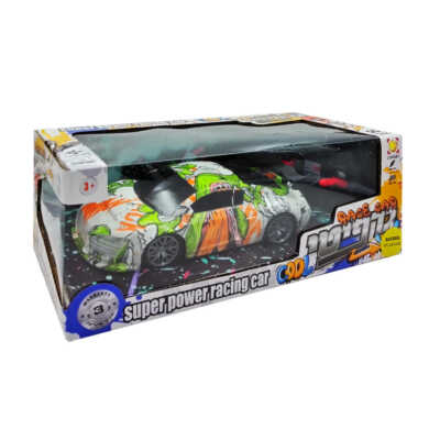 Carro deportivo a control remoto race car diseño graffiti de dinosaurio, variedad de modelos / ts74108