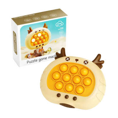 Juguete pop it tipo consola con diseño de animal + luces y sonido, variedad de modelos / puzzle game machine