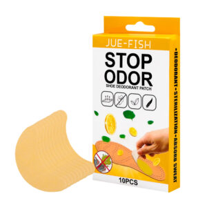 Paquete con 10 parches desodorantes para el sudor y mal olor de los pies con extracto de limón / stop odor / 12487 / bbg-50213