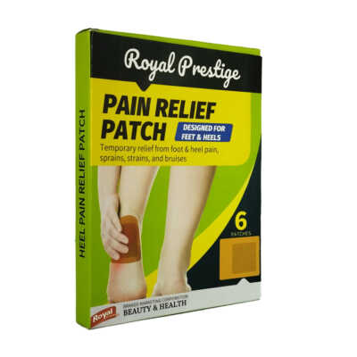 Paquete 6 parches analgésicos para aliviar el dolor de los talones / pain relief patch / 80620