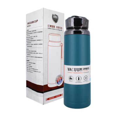 Termo liso de acero inoxidable con infusor y tapa con medidor digital 1000ml 9.2x9.2x29.2cm, variedad de colores / 15764