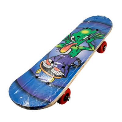 Patineta chica de madera 43x12.5cm, variedad de diseños / 1705