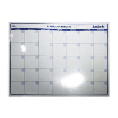 Pintarrón / planificador mensual para pared reutilizable / maxmacia / 80660