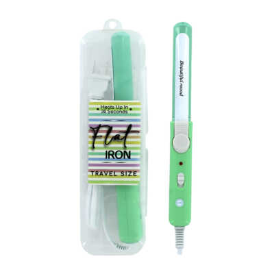 Mini rizadora de cabello / flat iron, variedad de colores / 81086