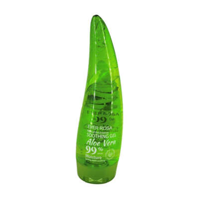 Gel corporal hidratante con extracto de aloe vera 99%, 150ml / ever rosa
