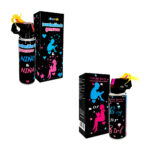 Dispensador en spray de polvo sorpresa para fiestas de revelación de género, variedad de colores / mojitoy / boy or girl / bzc-f003 / bo-419
