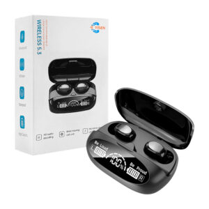 Audífonos bluetooth inalámbricos con estuche de carga e indicador de batería, variedad de colores / m32