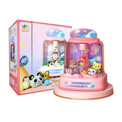 Máquina de garra atrapa peluches / yummy / rainbow city / lu6776