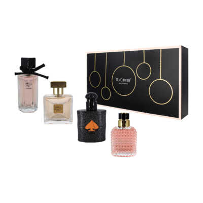Kit 4 perfumes flower of cheery, gabelil beauty, strenmer en spray con frgancia para dama / eau de parfum / f-211