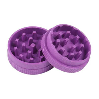 Grinder triturador manual de plástico en forma circular para moler especias, variedad de colores / yhz-159