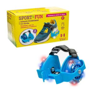 Par de ruedas montables para zapatos tipo patines con luces de colores y capacidad de 60kg 75-105mm / sport & fun / lu6499