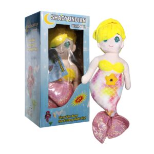 Muñeca sirena de peluche con proyector en forma de estrella que proyecta estrellas, variedad de modelos / shaoyundian / 10746