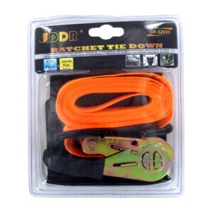 Correa naranja de amarre con trinquete para tracción / 30005